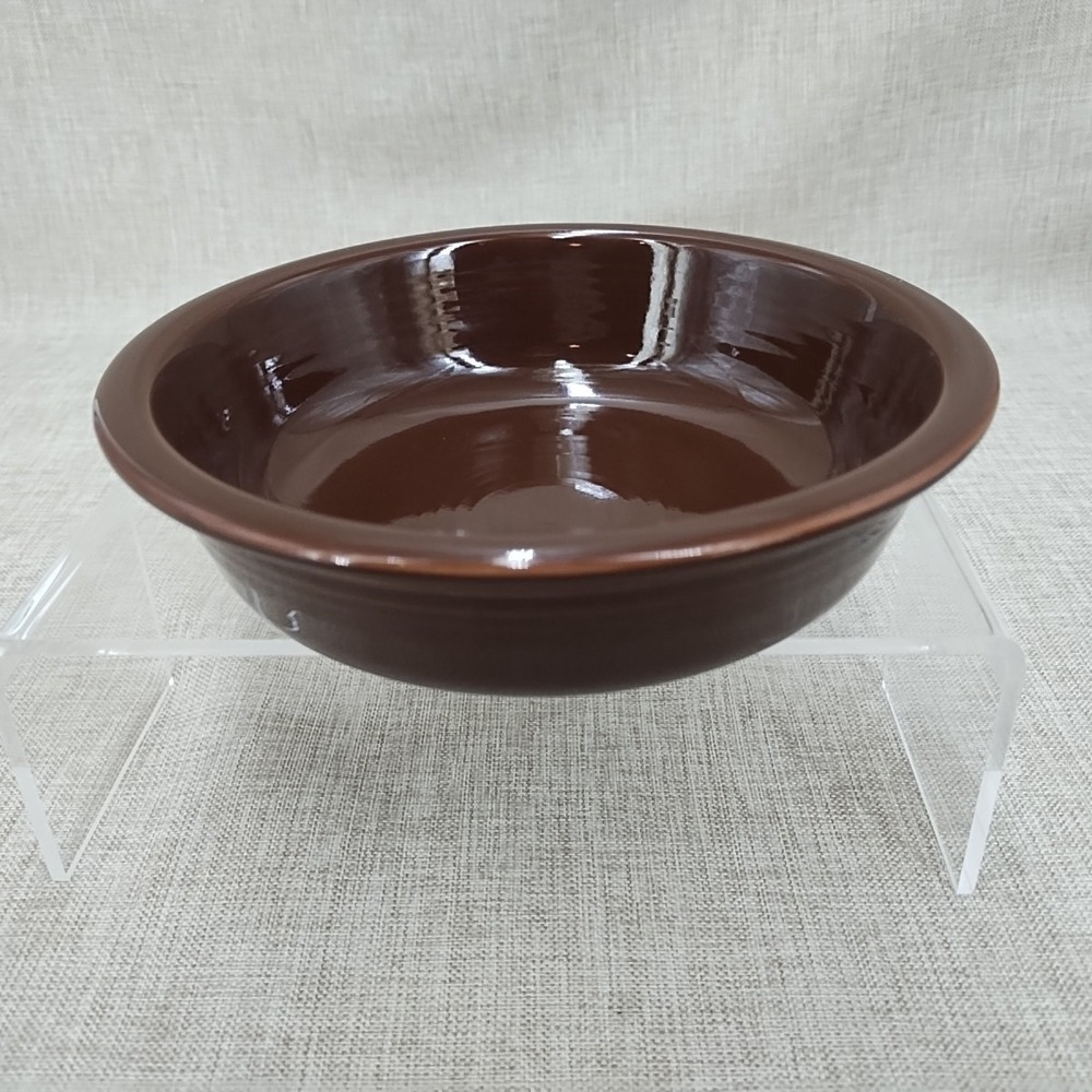 Fiesta Retired Chocolate Classic Rim Cereal Bowl 6 7/8"  19 oz LN Condition